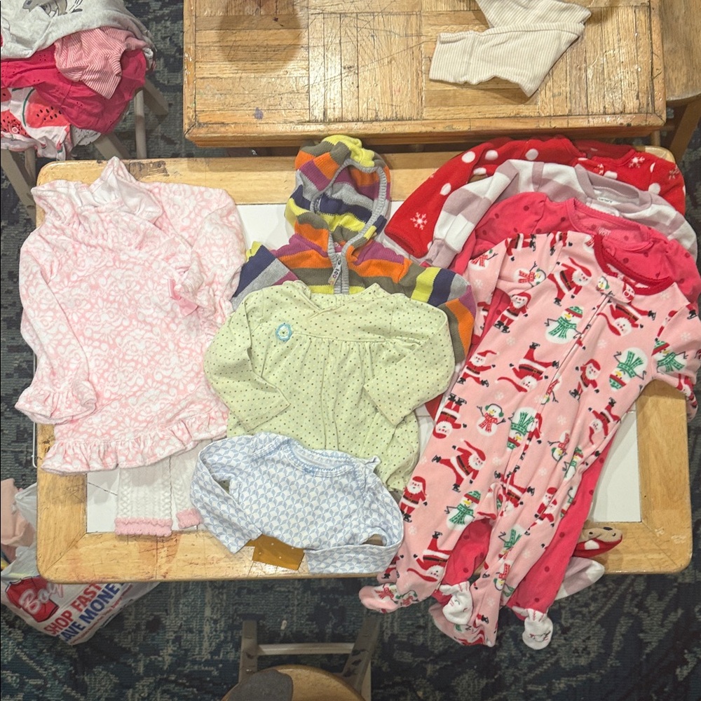 BUNDLE Assorted Baby Onesies and Pajamas